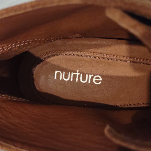 Bottines Nurture Jema En Cuir Marron - Taille US 6M, Fermeture éclair Côté - Neuf Avec Boîte